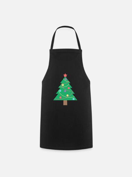 Christmas tree - Cooking Apron - black