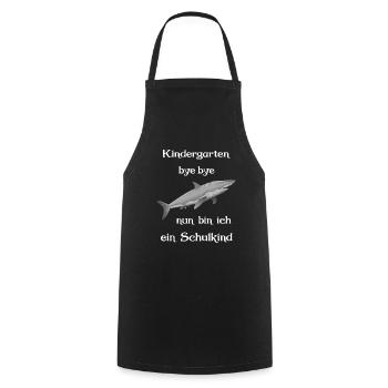 Schulkind Schüler Einschulung - Kochschürze - Schwarz - Vorne - AI Model Male 185 dark (185cm)