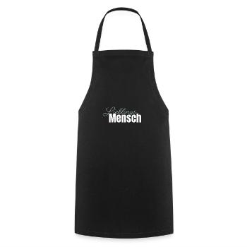 Lieblingsmensch - Kochschürze - Schwarz - Vorne - AI Model Male 185 dark (185cm)