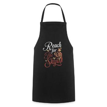 Cowboy Linedance Horse Saddle - Cooking Apron - black - Front - AI Model Male 185 dark (185cm)