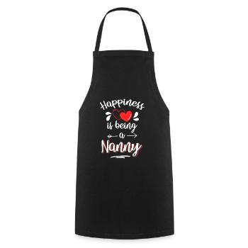 Happiness Joy Optimism - Cooking Apron - black - Front - AI Model Male 185 dark (185cm)