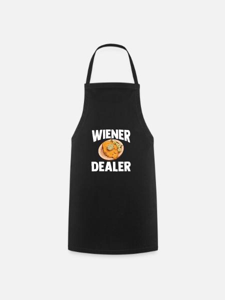 Schnitzel Wiener Schweineschnitzel Geschenk - Kochschürze - Schwarz