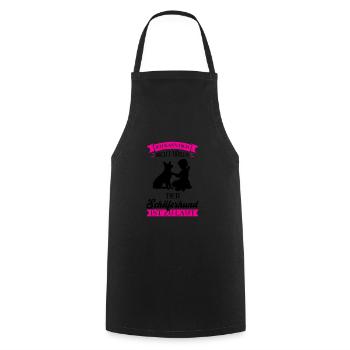 Schäferhund Hund Hundeliebhaberin Geschenk - Kochschürze - Schwarz - Vorne - AI Model Male 185 dark (185cm)