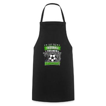 Fußball Trainer Coach Fußballverein Geschenk - Kochschürze - Schwarz - Vorne - AI Model Male 185 dark (185cm)