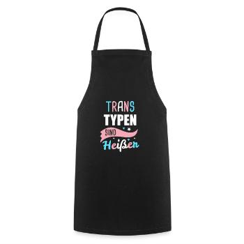 Transgender Trans LGBT LGBTQ Geschenk - Kochschürze - Schwarz - Vorne - AI Model Male 185 dark (185cm)
