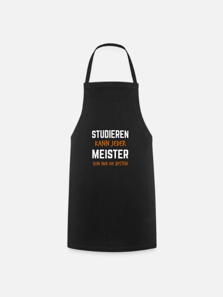 Meister 2020 Meisterprüfung Bestanderen Prüfung - Kochschürze - Schwarz