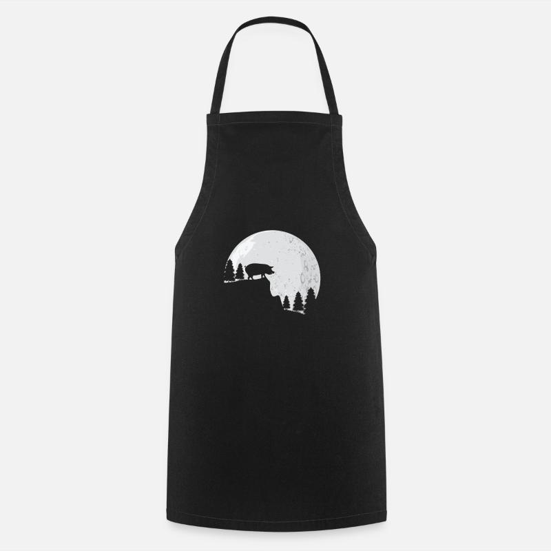 Cadeau de cochons de cochon - Tablier de cuisine - noir