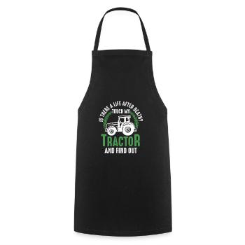 Tracteur Tracteurs Tracteur Cadeau - Tablier de cuisine - noir - Devant - AI Model Male 185 dark (185cm)