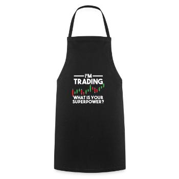 Trading Trader Investor Forex Aktien Geschenk - Kochschürze - Schwarz - Vorne - AI Model Male 185 dark (185cm)