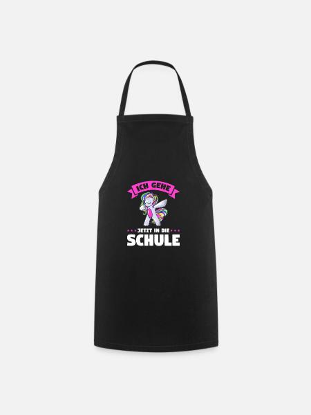 Schulkind Schulanfang Schulanfänger Schultüte - Kochschürze - Schwarz