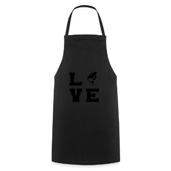 wingfoil wingsurfen hydrofoil foilwing women - Cooking Apron - black - Front - AI Model Male 185 dark (185cm)