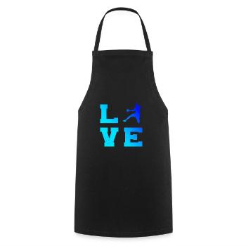 Handball Femmes Joueuses de handball Joueuses de handball Joueuses de handball - Tablier de cuisine - noir - Devant - AI Model Male 185 dark (185cm)