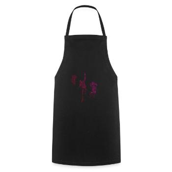 Plongée libre pour hommes - Tablier de cuisine - noir - Devant - AI Model Male 185 dark (185cm)