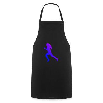 Jogging Cross Country Running Women’s Fitness - Tablier de cuisine - noir - Devant - AI Model Male 185 dark (185cm)