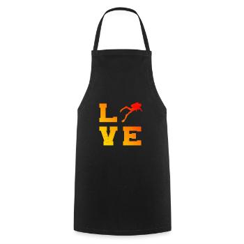 Plongeurs Femmes Plongeurs Plongée Plongée Libre - Tablier de cuisine - noir - Devant - AI Model Male 185 dark (185cm)