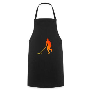 Women's Indoor Hockey Floorball Games Men - Cooking Apron - black - Front - AI Model Male 185 dark (185cm)