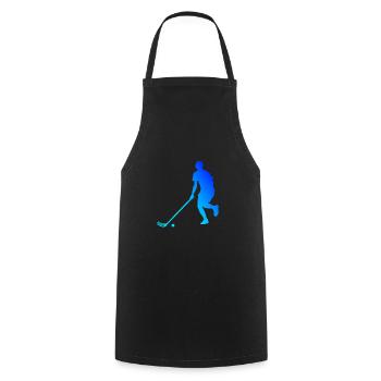 Floorball Hockey Salibandy Floorball Hommes - Tablier de cuisine - noir - Devant - AI Model Male 185 dark (185cm)