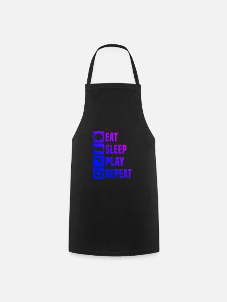 Women's Footballer Goalkeeper Football Female Footballer - Cooking Apron - black