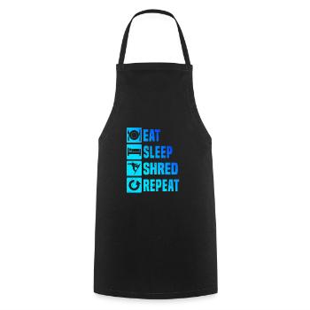 Snowboarder Women Snowboard Winter Sports Snowboardi - Cooking Apron - black - Front - AI Model Male 185 dark (185cm)