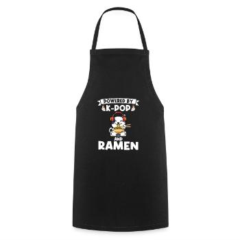 Ramen Merch Ramen kpop Katze Katze Lover Geschenk - Kochschürze - Schwarz - Vorne - AI Model Male 185 dark (185cm)