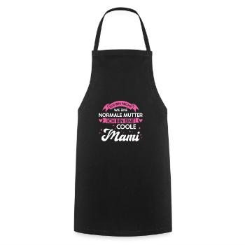Mutter Familie Mama Geschenk - Kochschürze - Schwarz - Vorne - AI Model Male 185 dark (185cm)