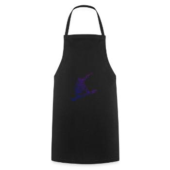 Wintersport Snowboarding Damen Snowboard Snowboard - Kochschürze - Schwarz - Vorne - AI Model Male 185 dark (185cm)