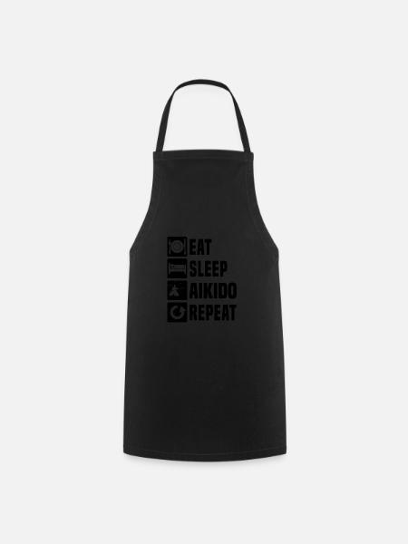 Aikidoka Martial Arts Martial Arts Women Men - Cooking Apron - black