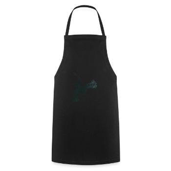 Bboy Hiphop Hip Hop Break Dance Breakdance - Kochschürze - Schwarz - Vorne - AI Model Male 185 dark (185cm)