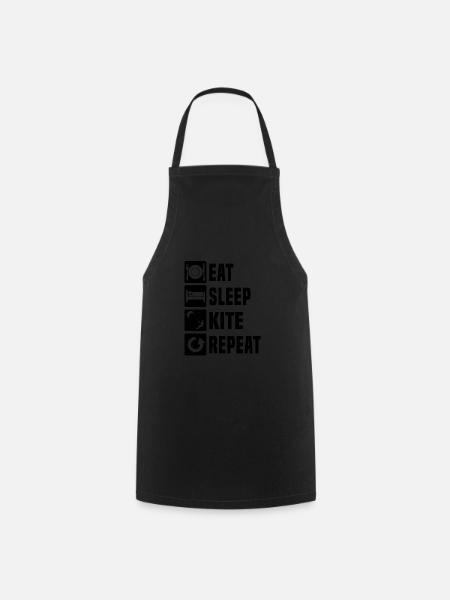 Kitesurf Femmes Kitesurfer Kitesurf Kitesurf Kite - Tablier de cuisine - noir