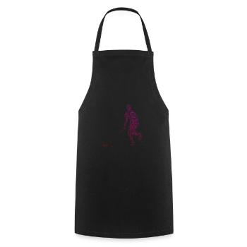 Men's Hockey Floorball Innebandy Salibandy - Cooking Apron - black - Front - AI Model Male 185 dark (185cm)