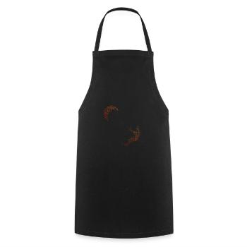 Kitesurfing Women Kitesurf Kite Kite Kitesurfing - Cooking Apron - black - Front - AI Model Male 185 dark (185cm)
