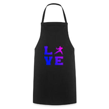 Damen Herren Kungfu Wushu Kung Fu Kampfsport - Kochschürze - Schwarz - Vorne - AI Model Male 185 dark (185cm)