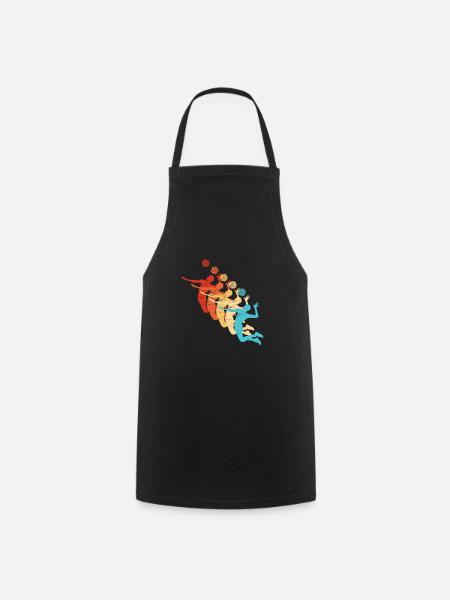 Volleyball Volleyball Hommes Femmes - Tablier de cuisine - noir