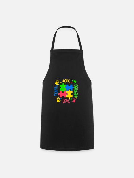 Autism autistic Autism Autism - Cooking Apron - black