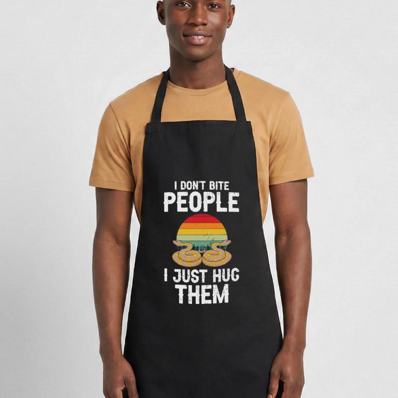 King python design for snake lovers Cooking Apron