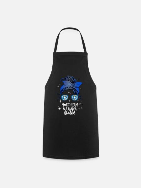 Northern Mariana Islands - Cooking Apron - black