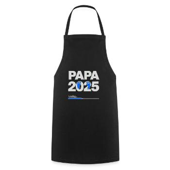 Dad 2025 Loading Fathers Gift - Cooking Apron - black - Front - AI Model Male 185 dark (185cm)