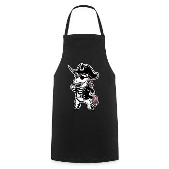 Licorne Licornes Créatures mythiques Mystique - Tablier de cuisine - noir - Devant - AI Model Male 185 dark (185cm)