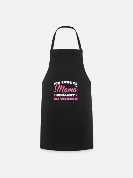 Mutter Familie Mutter Geschenk - Kochschürze - Schwarz