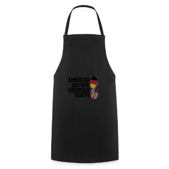 Deutschland Deutsch Deutsche Wurzeln Geschenk - Kochschürze - Schwarz - Vorne - AI Model Male 185 dark (185cm)