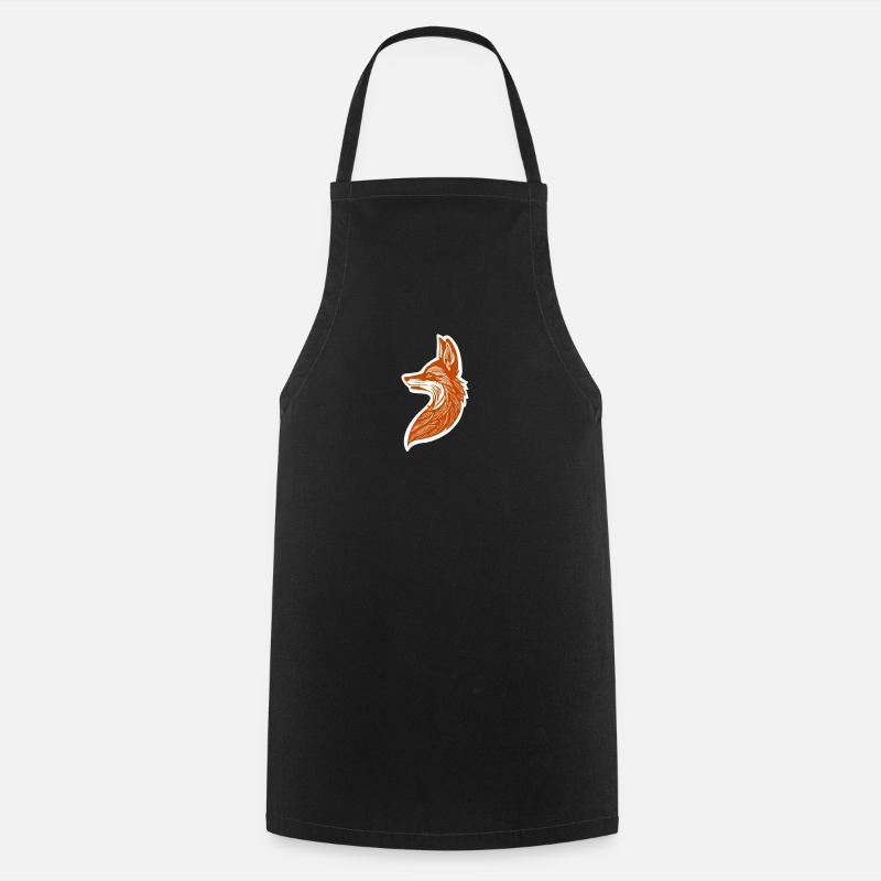 Renard - Tablier de cuisine - noir