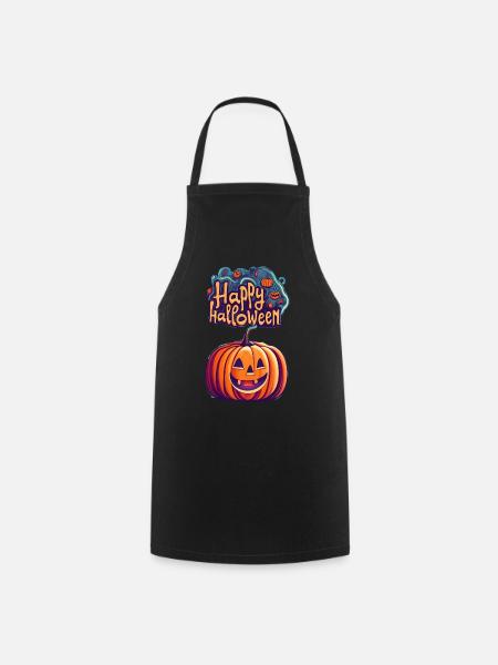 Halloween - Kochschürze - Schwarz