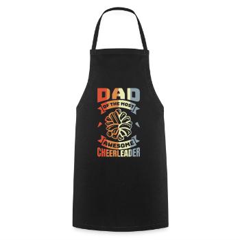 Father of the most fantastic cheerleader - Cooking Apron - black - Front - AI Model Male 185 dark (185cm)