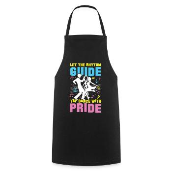 Let The Rhythm Guide Tap Dance With Pride - Kochschürze - Schwarz - Vorne - AI Model Male 185 dark (185cm)