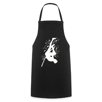 Pole Vaulter Kids Pole Vault - Cooking Apron - black - Front - AI Model Male 185 dark (185cm)