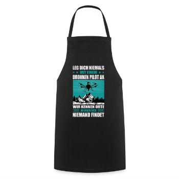 Accessoires de pilote de drone Drone Pilote de drone Cadeau - Tablier de cuisine - noir - Devant - AI Model Male 185 dark (185cm)