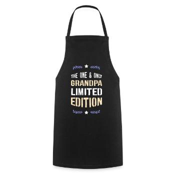 L’édition limitée Only Grandfather - Tablier de cuisine - noir - Devant - AI Model Male 185 dark (185cm)