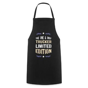 One&Only Trucker Limited Edition - Cooking Apron - black - Front - AI Model Male 185 dark (185cm)