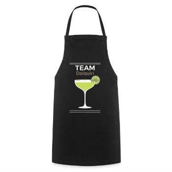 Junggesellinnenabschied Cocktail Team Daiquiri - Kochschürze - Schwarz - Vorne - AI Model Male 185 dark (185cm)