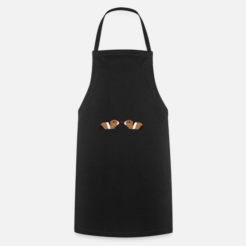 Cadeau cochon d'Inde cochon d'Inde - Tablier de cuisine - noir